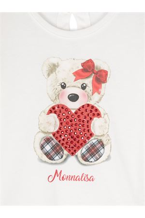 tshirt in cotone bianco MONNALISA KIDS | 19D64340030001